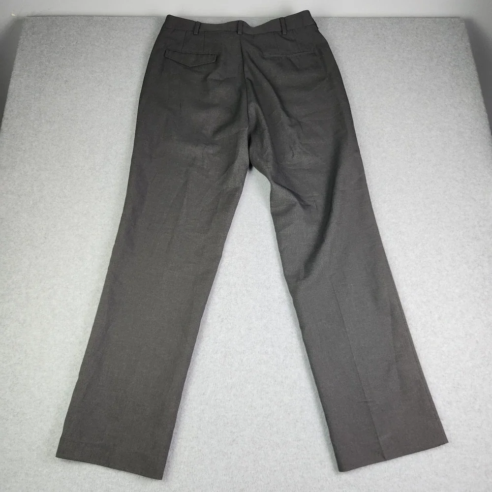 Axist City Pants Mens 34x32 Gray Slacks Office Business Classic Straight Leg